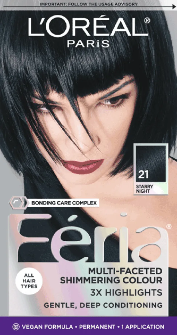 Multi-Faceted Shimmering Permanent Hair Color