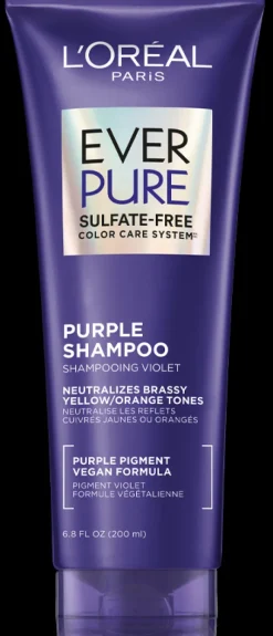 Sulfate Free Purple Shampoo for Toning Blonde Bleached Hair